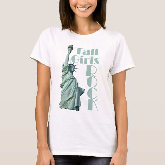 T-shirt Tall Girls ROCK (Dark) (Devant)