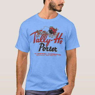 T-shirt TallyHo Porter Bière Retro Déficit Breweriana