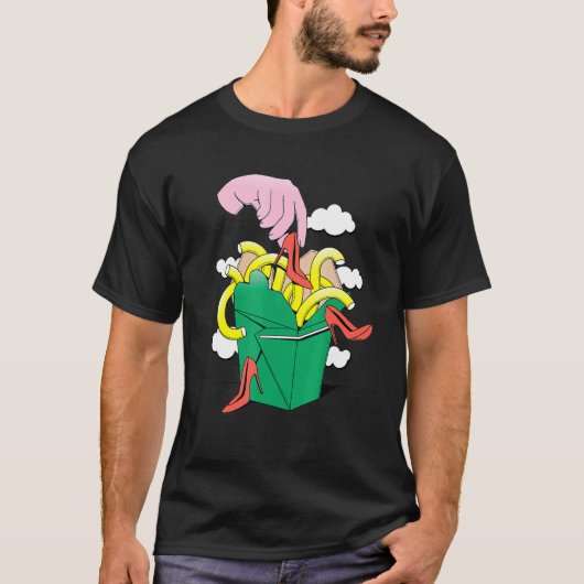 T-shirt Talons Abstraits dans la conception de boîte (Devant)
