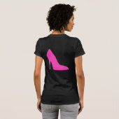 T-shirt Talons roses (Dos entier)