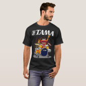 T-shirt Tama tambour animal (Devant entier)
