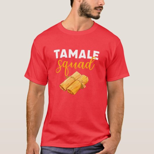 T-shirt tamale meican food friends (Devant)