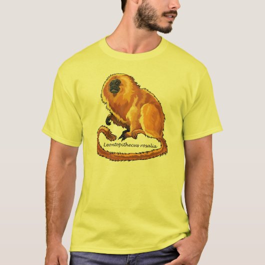 T-shirt tamarin doré (Devant)