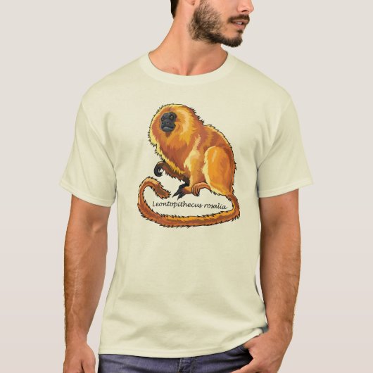 T-shirt tamarin doré (Devant)