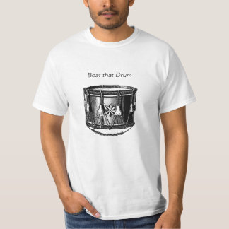 T-shirt Tambour de fanfare - batteur de percussion