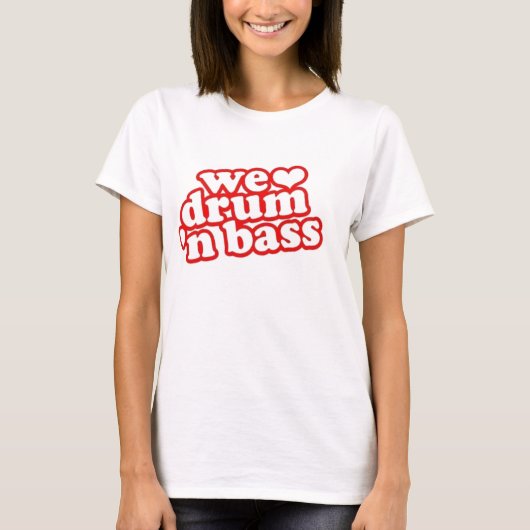 T-shirt Tambour et basse (Devant)
