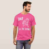 T-shirt Tambour Et Basse Dnb Roulez Les Tambours (Devant entier)