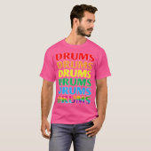 T-shirt Tambours (Devant entier)