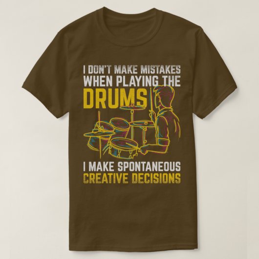 T-shirt Tambours à devis (Design devant)