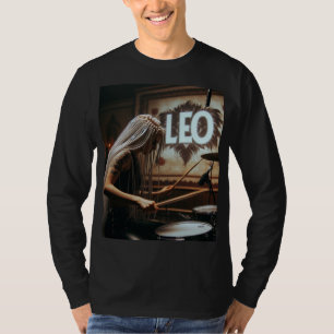 T-shirt Tambours de musiciens Leo Zodiac