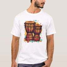 Tambours Djembe Jumeaux Colorés