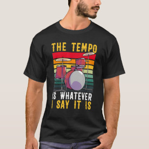 T-shirt Tambours Le Tempo Est Ce Que Je Dis C'Est Hommes F