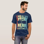 T-shirt Tambours Timbales Vintage Premium (Devant entier)