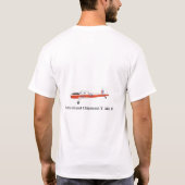 T-shirt Tamia T. Mk de DeHaviland. 10 Royal Air Force (Dos)