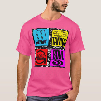 T-shirt Tamla soul Motown Gordy sities vintage label de di