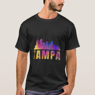 T-shirt Tampa Bay Skyline Art City Town Florida Fl State U