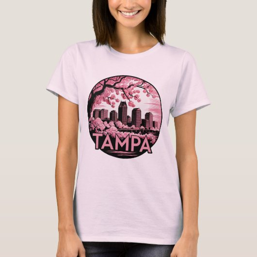 T-shirt Tampa City Floride USA (Devant)