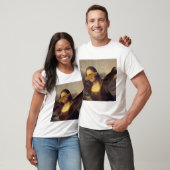 T-shirt Tamponner de Mona Lisa (Unisexe)