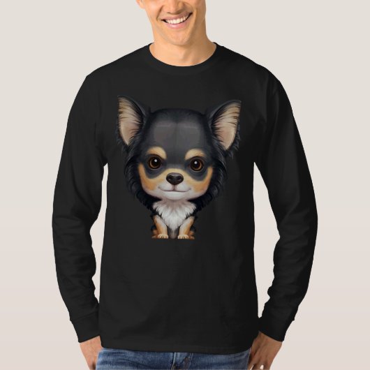 T-shirt Tan Long Haired (Devant)