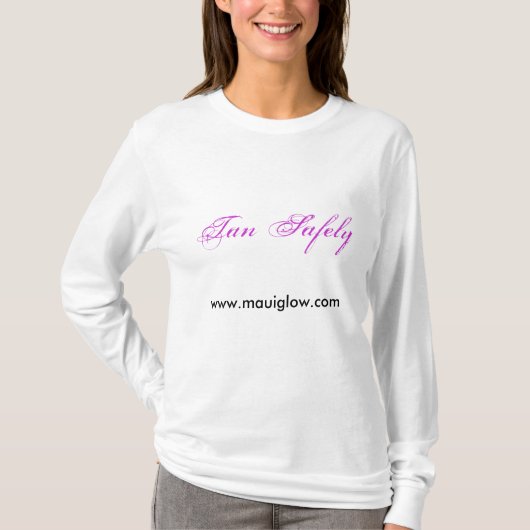 T-shirt Tan sans risque, www.mauiglow.com (Devant)