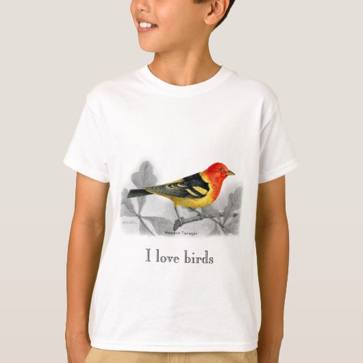 T-shirt Tanager de l'Ouest (Devant)