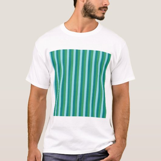 T-shirt Tanager Turquoise, sarcelle et vert Kelly Repea (Devant)