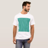 T-shirt Tanager Turquoise, sarcelle et vert Kelly Repea (Devant entier)