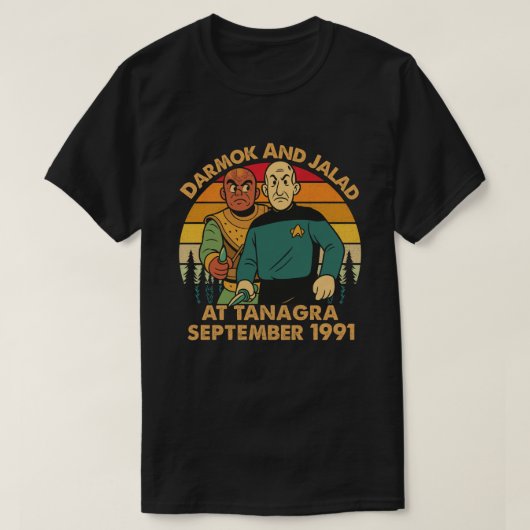 T-shirt Tanagra Dialogue - September's Epic Encounter (Design devant)