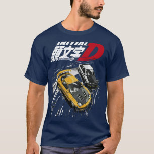 T-shirt Tandem initial D Mountain Drift Racing AE86 vs FD