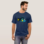 T-shirt Tang bleu mignon (Devant entier)