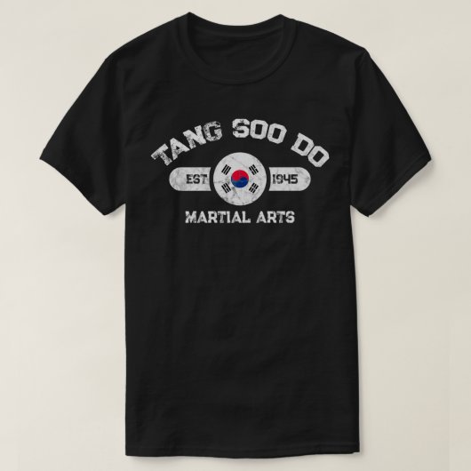 T-shirt Tang Soo Do Fondé 1945 Cadeau Arts Martiaux Pré (Design devant)