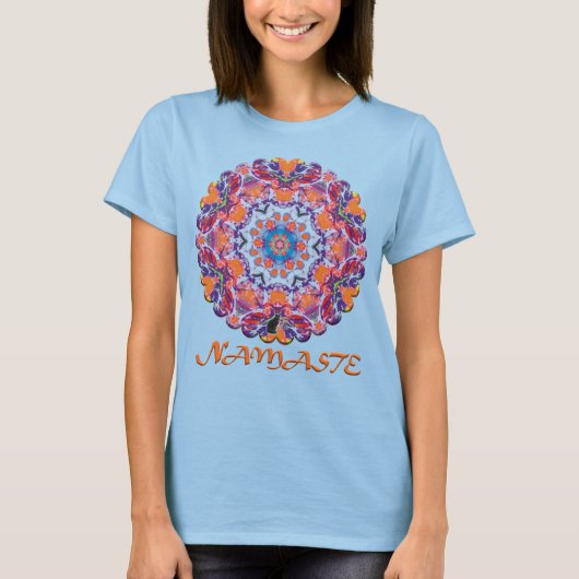 T-shirt Tanger Namaste Kaleidoscope (Devant)