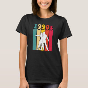 T-shirt Tango Dancing Retro Des Années 1990 Vintage Dans L