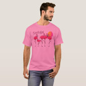 T-shirt Tango de Flamant rose au coucher du (Devant entier)
