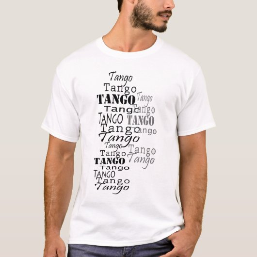 T-shirt Tango de tango (Devant)