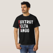 T-shirt Tango Delta du Foxtrot (Devant entier)