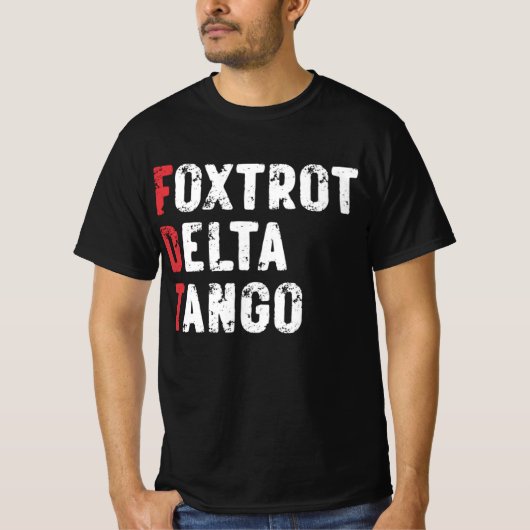 T-shirt Tango Delta du Foxtrot (Devant)