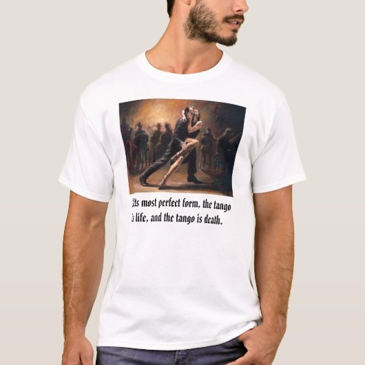T-shirt tango sous sa forme plus parfaite, le bronzage… (Devant)