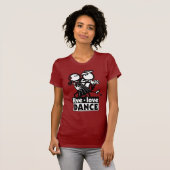T-SHIRT TANGO VIVANT DE DANSE D'AMOUR (Devant entier)