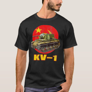T-shirt Tank soviétique 2ÈME GUERRE MONDIALE KV1 Tank lour