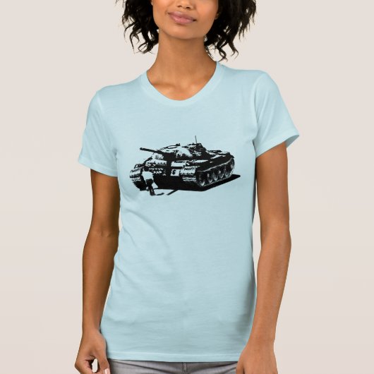 T-shirt tankman de Place Tiananmen - femmes (Devant)