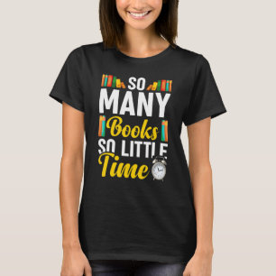 T-shirt Tant de livres Bookworic Bookaholic Reader Girls W