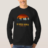 T-shirt Tant de monde si peu de temps Aventure Randonnée T (Devant)