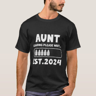 T-shirt Tante 2024 Chargement Funny Baby Pregnancy Annonce