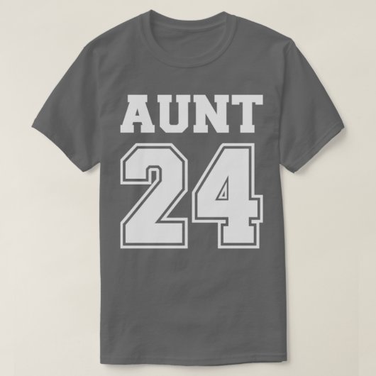 T-shirt Tante 2024 pour la première tante (Design devant)