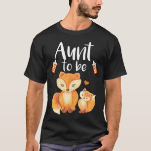 T-shirt Tante À Être Fox Baby shower Mignonne Animal de fo