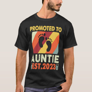 T-shirt Tante à venir promue Tante 2023 bébé re