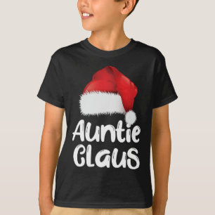 T-shirt Tante Claus Famille de Noël Correspondance Père No