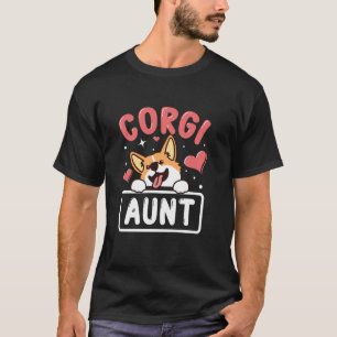T-shirt Tante Corgi Corgi Drôle Amateur de Chien