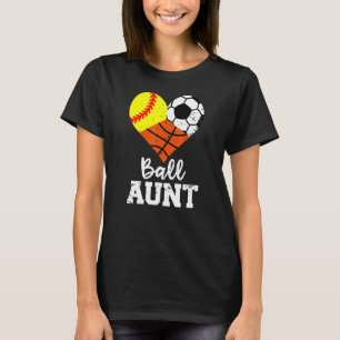 T-shirt Tante de balle softball football de basket-ball Sp